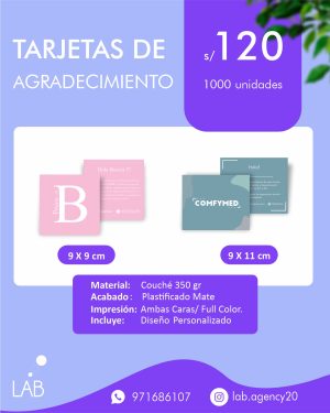 Tarjeta de Agradecimiento